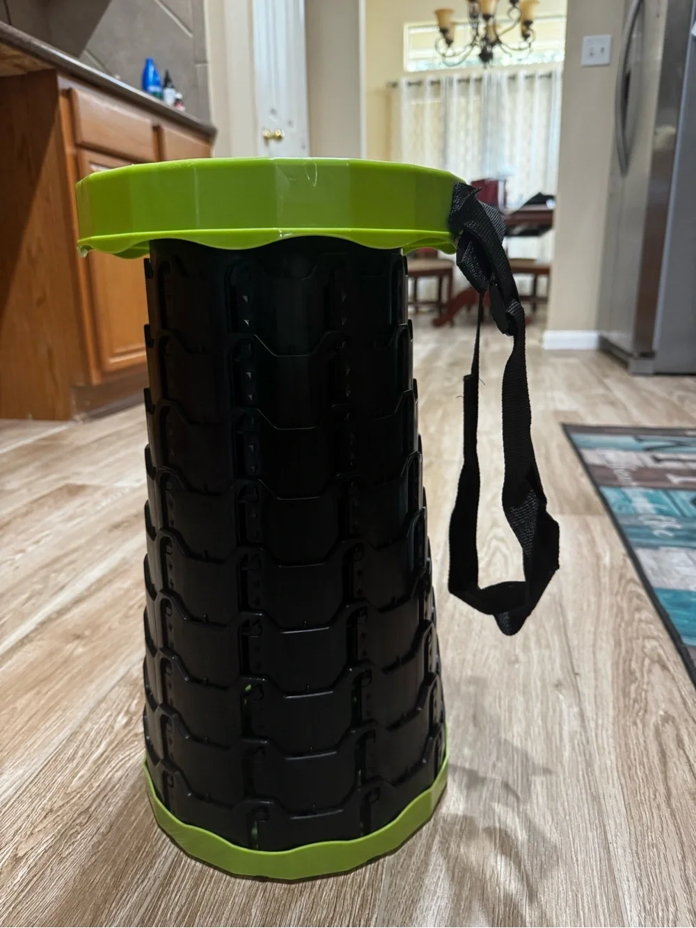 Collapsible Camping Stool – Retractable Portable Travel Seat (Never used)